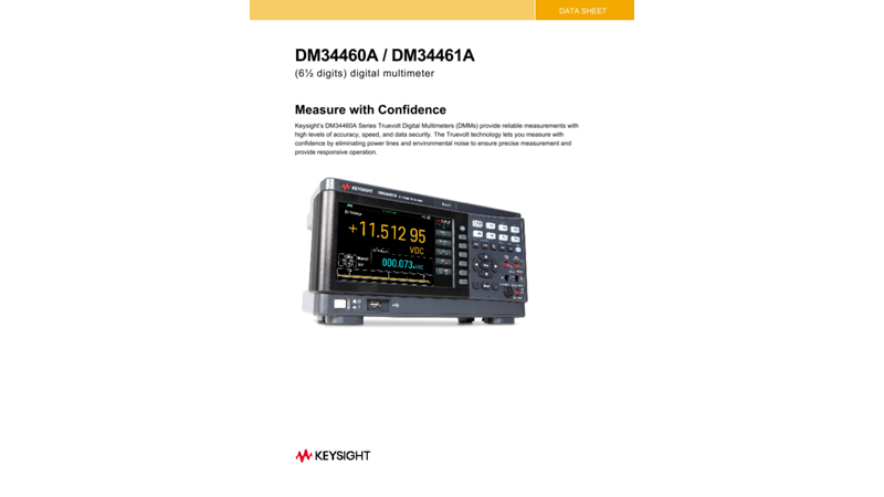 DM34460A/DM34461A (6½ digits) Digital Multimeter